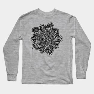 Hand drawing Mandala Long Sleeve T-Shirt